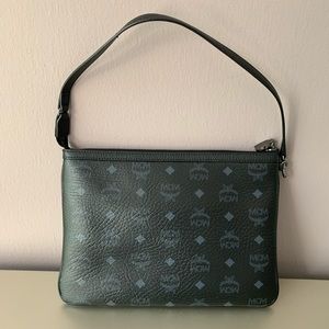 MCM Medium Logo Crossbody Pouch Bag